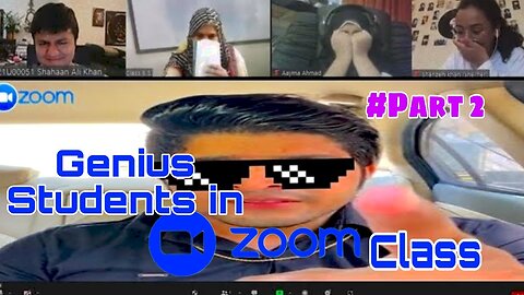 Genius Students in Zoom Class Part 1