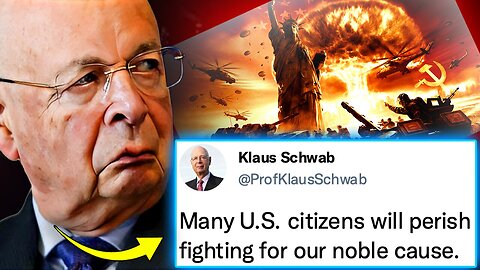 Pedophile Klaus Schwab Signs Order Drafting US Men and Women to Fight For Globalists in WW3!