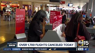 More than 1,000 flights canceled amid Hurricane Dorian