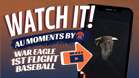 War Eagle Flight! | First Flight Ever at Auburn Baseball