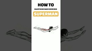 How To SUPERMAN #short #shorts #shortvideo #ytshorts #fitness #gym