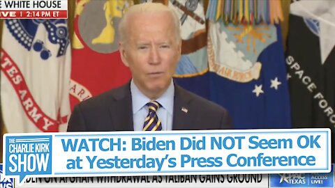 WATCH: Biden Did NOT Seem OK at Yesterday’s Press Conference