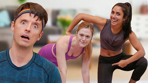 "Laugh, Sweat, Repeat: My Friends Take on the Ultimate Home Workout Challenge!