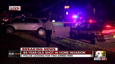 84-year-old man shot during break-in shoots back at intruders