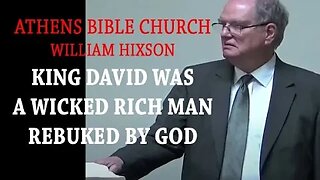 King David Was a Wicked Rich Man Rebuked by God for his Behavior - Athens Bible Church Shorts
