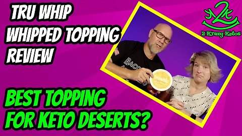 TruWhip keto desert topping review