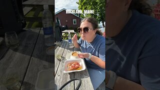 ROCKLAND, MAINE #travelcouple #travelvlog #maine #rockland #lobster #lobsterroll #foodies #travel