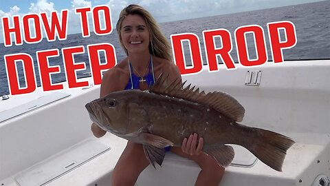 How to Deep Drop. Catch Grouper in 600ft deep at Islamorada Humps Deep Dropping Catch and Cook