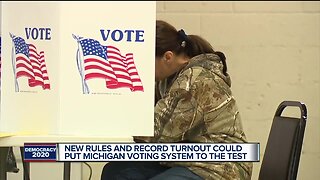 New rules and record turnout could put Michigan voting systems to the test
