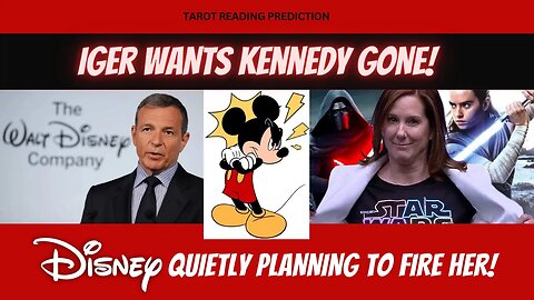 Iger wants Kennedy gone. Disney quietly planning to fire Kathleen Kennedy! Tarot Reading Prediction!