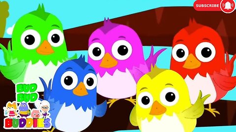 Five Little Birds || Nursery Rhymes & kid's song