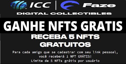 【Airdrop Faze NFTs】Como ganhar 5 NFTs Grátis | Indique 5 amigos veja com ganhar | #CryptoCurrency