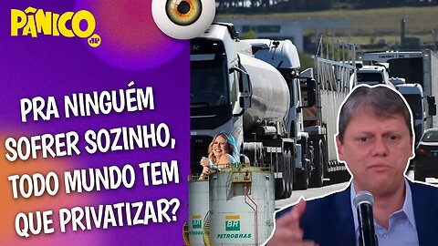 CAMINHONEIROS DESISTIRIAM DA GREVE POR BROTHERAGEM REVERSA À PETROBRAS? Tarcísio de Freitas opina