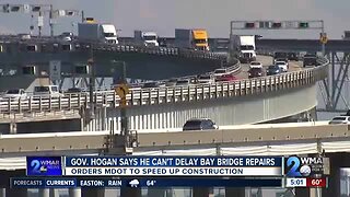Governor Hogan says he can't delay Bay Bridge repairs