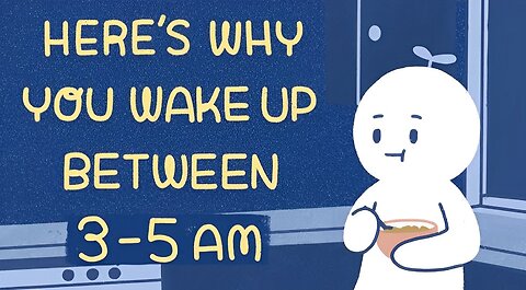 If You Always Wake Up Between 3 - 5AМ, Here's Why