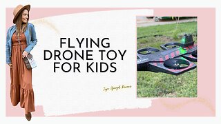 Flying drone toy for kids review