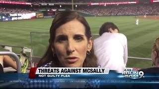 Not guilty plea for man charged with threats against McSally