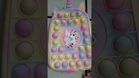 pop it unicorn bag #popit #unicorn #happykids #viralreels #shortvideo #bag