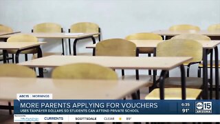 More parents applying for school vouchers