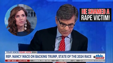 Stephanopoulos Shamelessly Smears Rape Survivor Rep. Nancy Mace