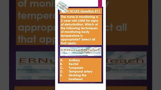 NGN NCLEX Q&A #11 #nclex #nextgennclex #passednextgennclex #shorts #nursing