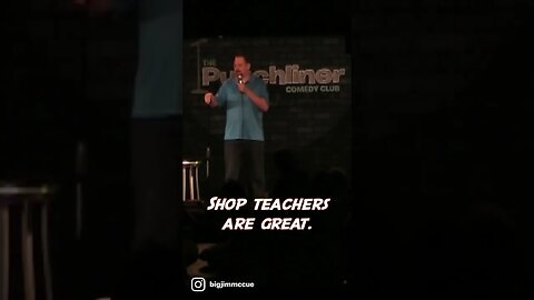 Comedian VS Shop Teacher #shorts #standup #crowdwork #shortsfeed
