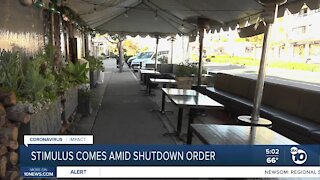 Stimulus would come amid San Diego shutdown order