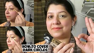 HOW TO COVER DARK CIRCLES WITH CONCEALER |CONCEAL DARK CIRCLES WITHOUT FOUNDATION | Mehsim Creations