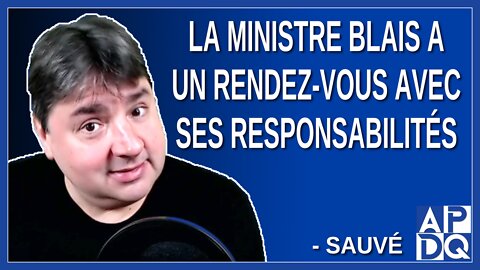 La ministre a un RDV avec ses responsabilités. C'est la faute des autres mais jamais de sa faute