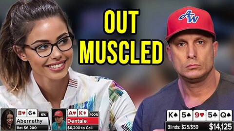 She Overpowers and Owns Him | Poker Hand of the Day presented by BetRivers