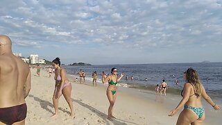 🇧🇷 Ipanema Beach, Rio de Janeiro 🌊 walking tour