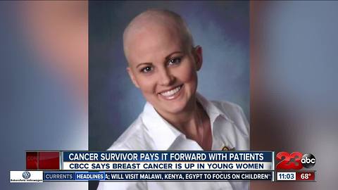 Breast cancer survivor pays it forward with patients