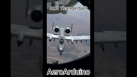 Watch Amazing A10 Thunderbolt Inflight Refueling #Aviation #Fly #AeroArduino