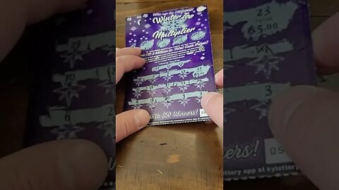 New Lottery Tickets Winter Ice Christmas Scratch Offs!