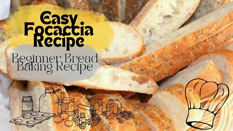 Easy Focaccia Recipe // No Sourdough Starter Needed // Beginner Bread Baking Recipe