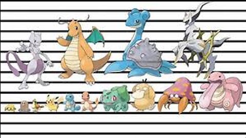 Pokemon Size Comparison