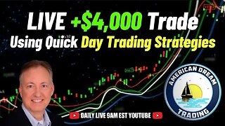 Real-Time Trading Success - +$4,000 Profit On #ORCL Using Quick Day Trading Strategies