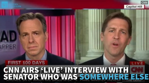 CNN Airs ‘Live’ Interview With Senator Who Was Somewhere Else