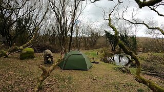 Taking down the Nature hike cloudpeak 2 tent Dartmoor speedlapse. GoPro 26th March 2023