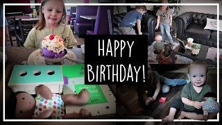 Birthdays for the Girls//Vlog//Lovevery Playkit Unboxing