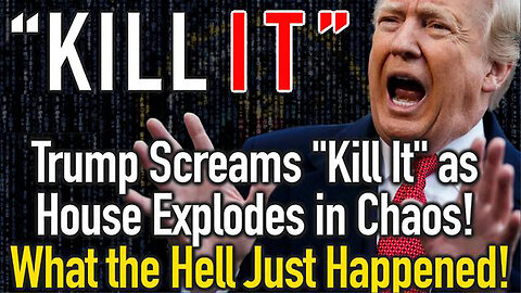 What The Hell Just Happened - Trump Screams - Kill It" as House Explodes In Chaos - 4/13/24..