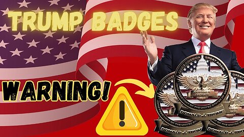 TRUMP BADGE ⛔ RED ALERT⛔ DONALD TRUMP BADGE ⚠️TRUMP BADGE REVIEW ⚠️ BUY TRUMP BADGE