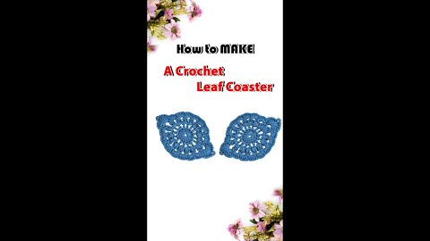 How To Make Oval Crochet Coaster #shorts
