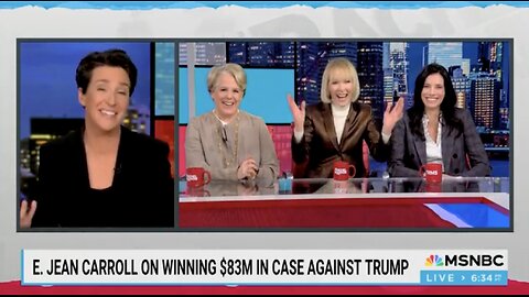 E. Jean Carroll LAUGHS with Rachel Maddow ‘We’ll Go Shopping’ with Trump’s Money