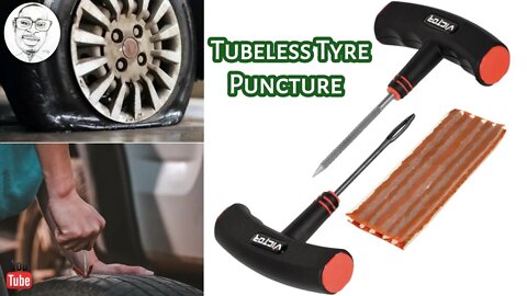 How To Fix Tubeless Tyre Puncture By Tyre Puncture Repair Kit