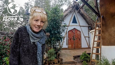 Woman Creates Tiny House Cottage and Eco Village from Adobe Brick in Morocco