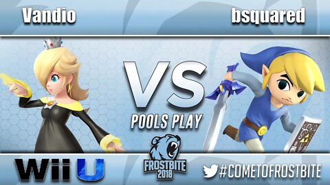 Vandio (Rosalina & Luma) vs. RC | bsquared (Toon Link) - Wii U Pools Play - FrostBite 2018