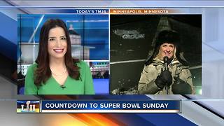 Fans celebrate Super Bowl mania despite cold