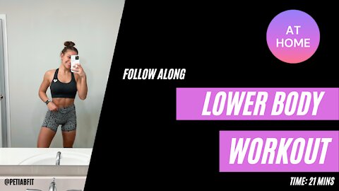 ✨ LOWER BODY ✨ follow along workout