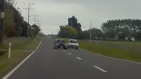 Idiot Driver Overtakes Way Too Close And Nearly Causes A Collision!
